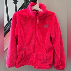 The North Face Pink Fleece Jacket - Girls, Size XS/6